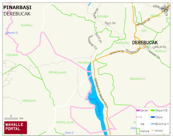 PINARBAŞI Mahallesi Haritası | Mahalle Sokak Haritası