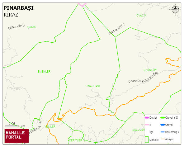 PINARBAŞI Mahallesi Haritası | Mahalle Sokak Haritası