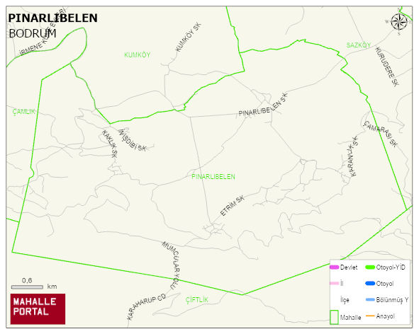 PINARLIBELEN Mahallesi Haritası | İnteraktif Köy ve Mahalle Sınırları
