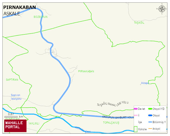 PIRNAKABAN Mahallesi Haritası | Coğrafi Yapı ve Detaylı Haritası