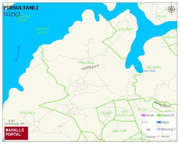 PİRSULTANLI Köyü Haritası | Coğrafi Yapı ve Detaylı Haritası