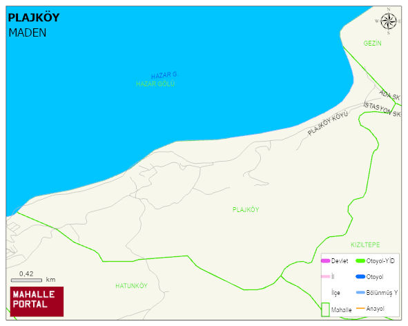 PLAJKÖY Köyü Haritası | Detaylı Köy ve Mahalle Görünümü