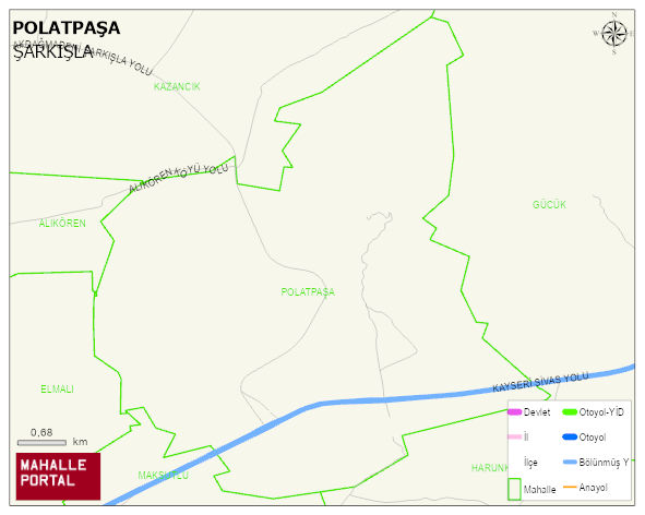 POLATPAŞA Köyü Haritası | Mahalle Sokak Haritası
