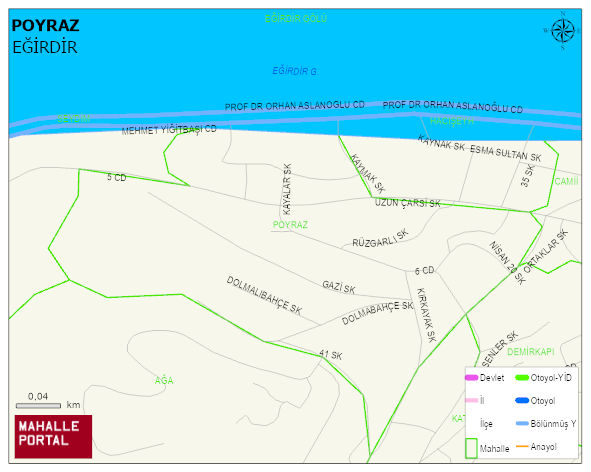 POYRAZ Mahallesi Haritası | İnteraktif Köy ve Mahalle Sınırları