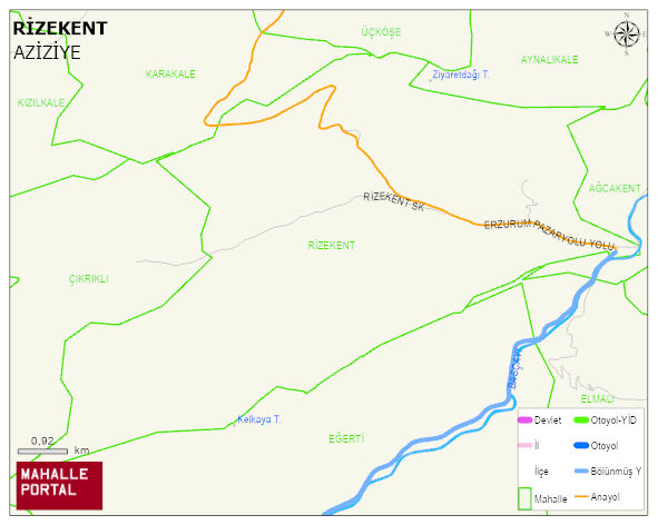 RİZEKENT Mahallesi Haritası | Uydu Görüntüsü ve Harita Detayları
