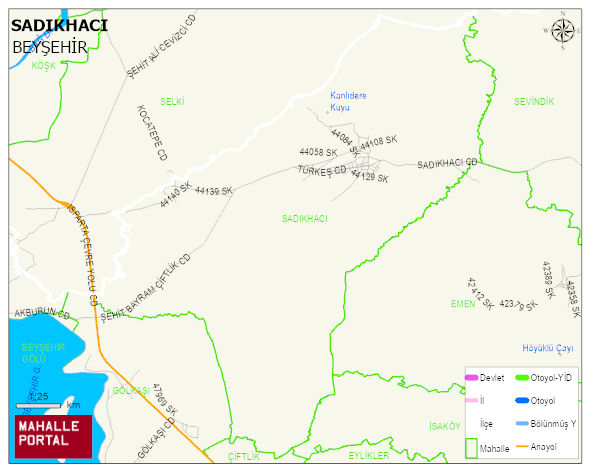 SADIKHACI Mahallesi Haritası | Mahalle Sokak Haritası