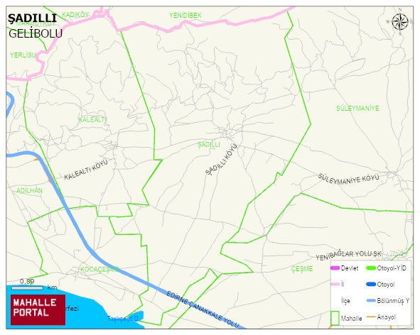 ŞADILLI Köyü Haritası | Detaylı Köy ve Mahalle Görünümü