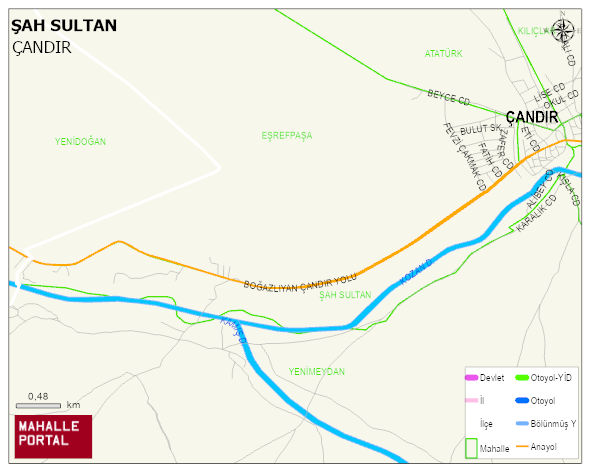 ŞAH SULTAN Mahallesi Haritası | Mahalle Sokak Haritası