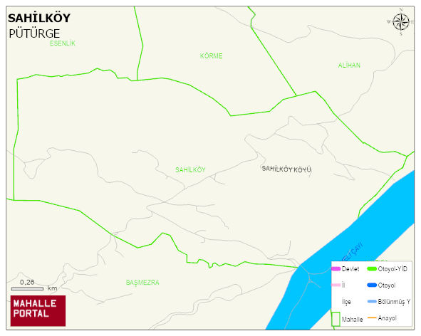 SAHİLKÖY Mahallesi Haritası | Sayısal Bölge Görünümü