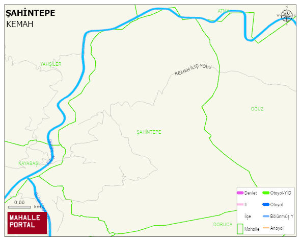 ŞAHİNTEPE Köyü Haritası | Detaylı Köy ve Mahalle Görünümü