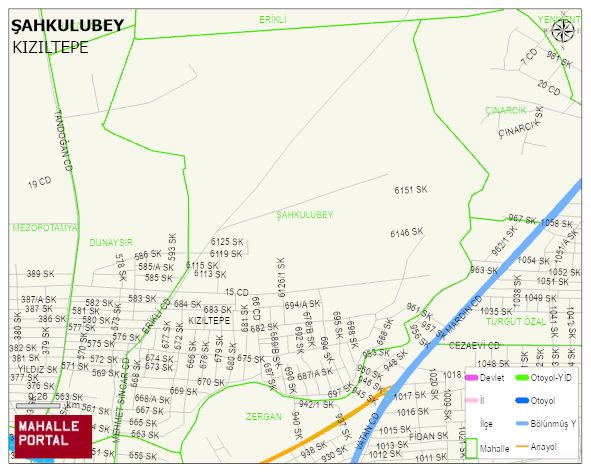 ŞAHKULUBEY Mahallesi Haritası | İnteraktif Köy ve Mahalle Sınırları