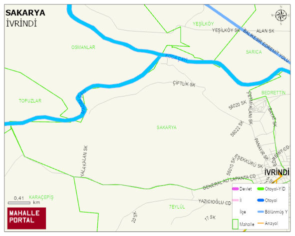 SAKARYA Mahallesi Haritası | Güncel Mahalle ve Köy Haritası