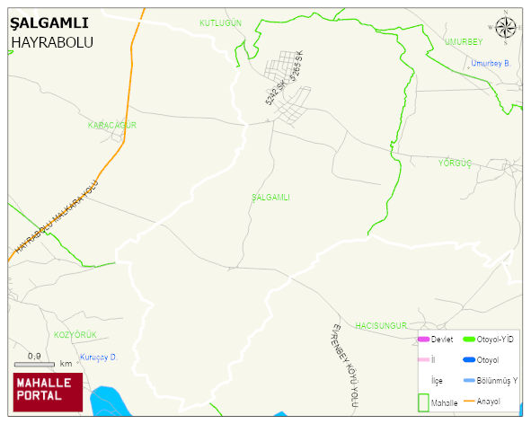 ŞALGAMLI Mahallesi Haritası | Mahalle Sokak Haritası