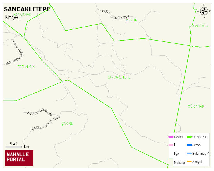SANCAKLITEPE Köyü Haritası | İnteraktif Köy ve Mahalle Sınırları