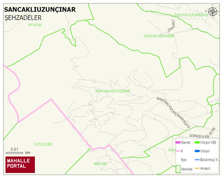 SANCAKLIUZUNÇINAR Mahallesi Haritası | Mahalle Sokak Haritası