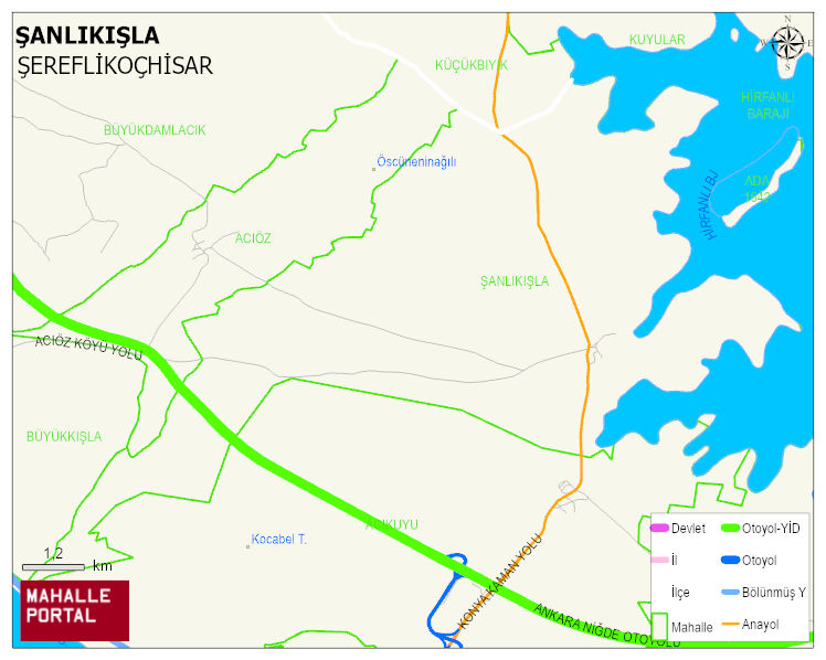 ŞANLIKIŞLA Mahallesi Haritası | Güncel Mahalle ve Köy Haritası