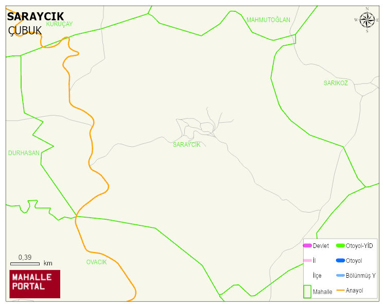 SARAYCIK Mahallesi Haritası | Mahalle Sokak Haritası