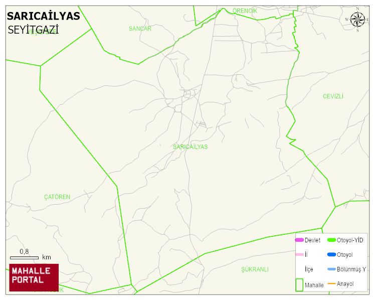SARICAİLYAS Mahallesi Haritası | Mahalle Sokak Haritası