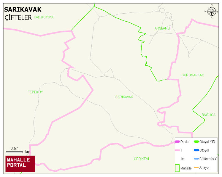 SARIKAVAK Mahallesi Haritası | Uydu Görüntüsü ve Harita Detayları