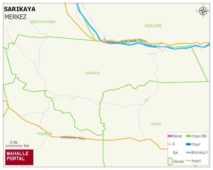 SARIKAYA Köyü Haritası | Güncel Mahalle ve Köy Haritası