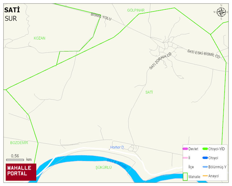 SATİ Mahallesi Haritası | Uydu Görüntüsü ve Harita Detayları