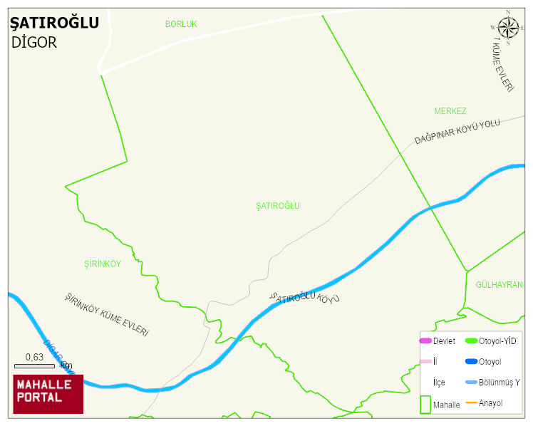 ŞATIROĞLU Köyü Haritası | Uydu Görüntüsü ve Harita Detayları