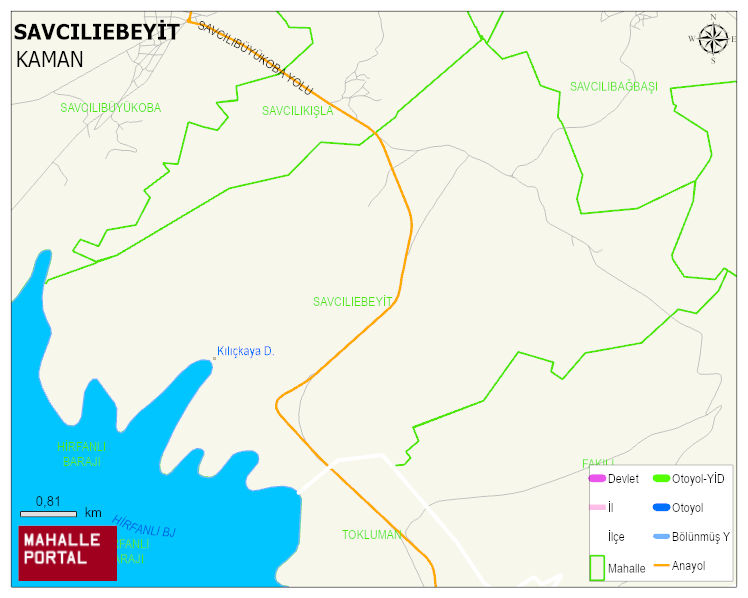 SAVCILIEBEYİT Köyü Haritası | İnteraktif Köy ve Mahalle Sınırları