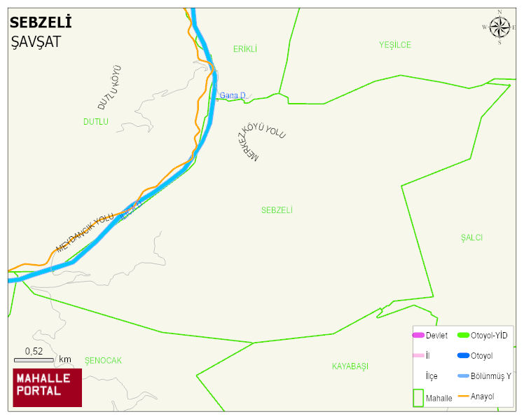 SEBZELİ Köyü Haritası | İnteraktif Köy ve Mahalle Sınırları