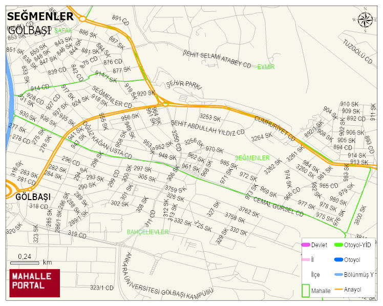 SEĞMENLER Mahallesi Haritası | Mahalle Sokak Haritası