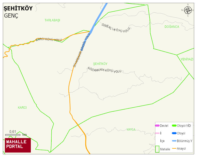 ŞEHİTKÖY Köyü Haritası | Mahalle ve Köy Sınırı