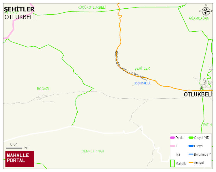 ŞEHİTLER Mahallesi Haritası | İnteraktif Köy ve Mahalle Sınırları