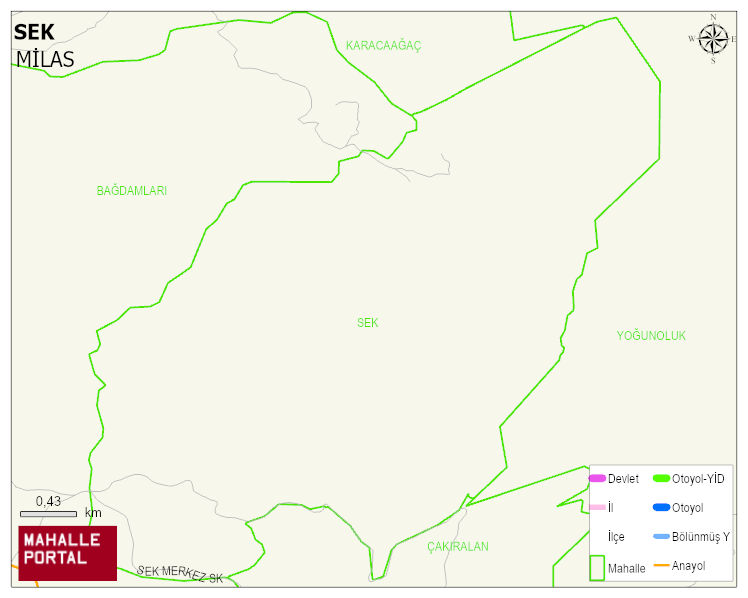 SEK Mahallesi Haritası | Güncel Mahalle ve Köy Haritası