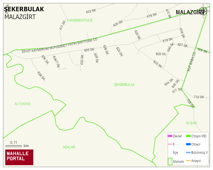 ŞEKERBULAK Mahallesi Haritası | Dağlar, Ovalar ve Akarsu Bilgileri