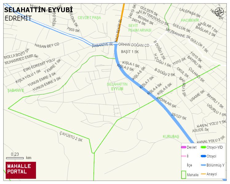 SELAHATTİN EYYUBİ Mahallesi Haritası | Uydu Görüntüsü ve Harita Detayları