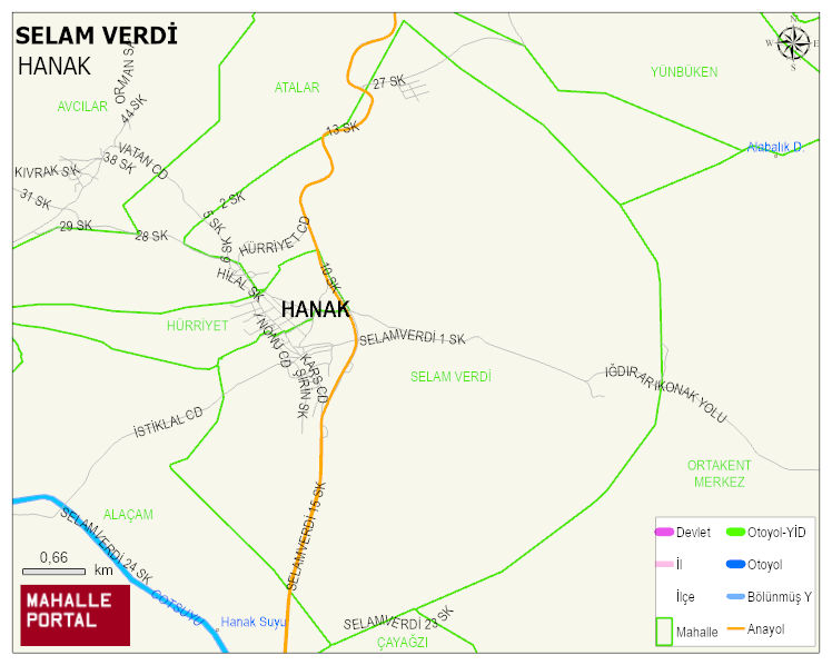 SELAM VERDİ Mahallesi Haritası | Sayısal Bölge Görünümü