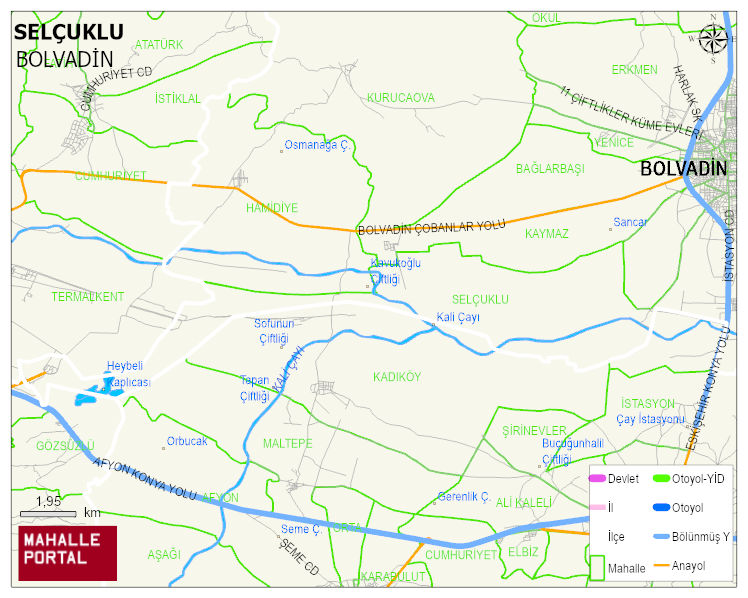 SELÇUKLU Mahallesi Haritası | Detaylı Köy ve Mahalle Görünümü