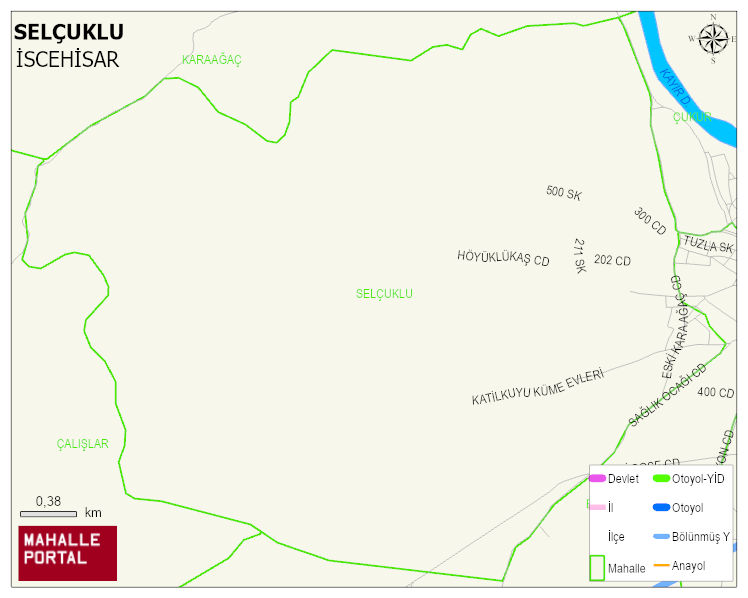 SELÇUKLU Mahallesi Haritası | Güncel Mahalle ve Köy Haritası