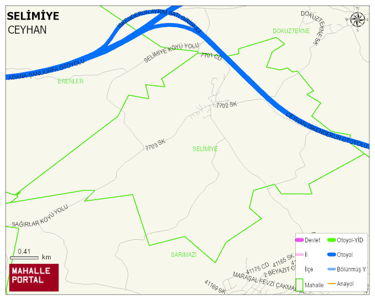 SELİMİYE Mahallesi Haritası | Detaylı Köy ve Mahalle Görünümü