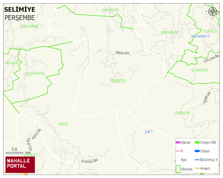 SELİMİYE Mahallesi Haritası | Sayısal Bölge Görünümü