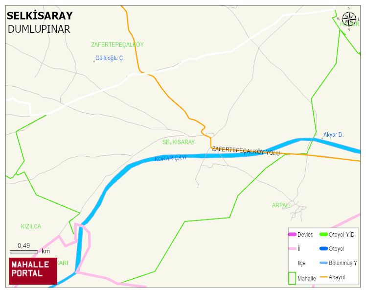 SELKİSARAY Köyü Haritası | Sayısal Bölge Görünümü