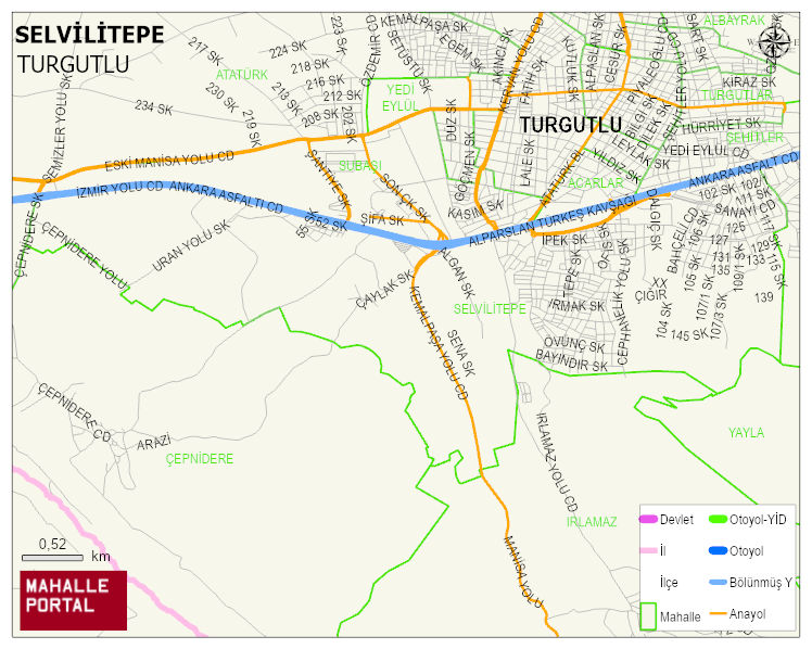 SELVİLİTEPE Mahallesi Haritası | Coğrafi Yapı ve Detaylı Haritası