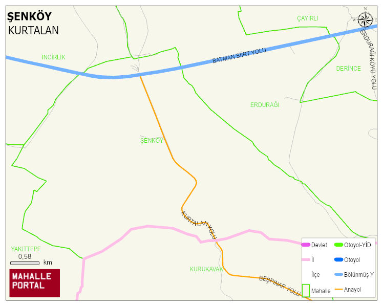 ŞENKÖY Köyü Haritası | Uydu Görüntüsü ve Harita Detayları