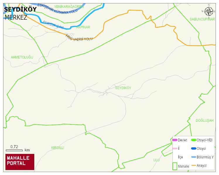SEYDİKÖY Köyü Haritası | İnteraktif Köy ve Mahalle Sınırları