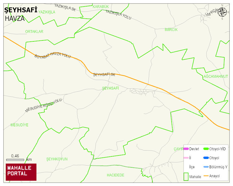 ŞEYHSAFİ Mahallesi Haritası | Mahalle Sokak Haritası