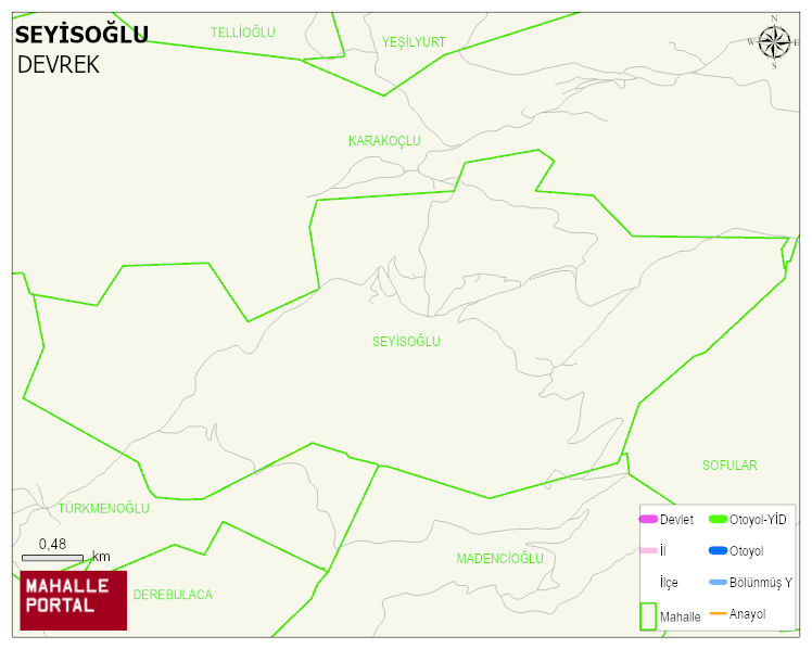 SEYİSOĞLU Köyü Haritası | Coğrafi Yapı ve Detaylı Haritası