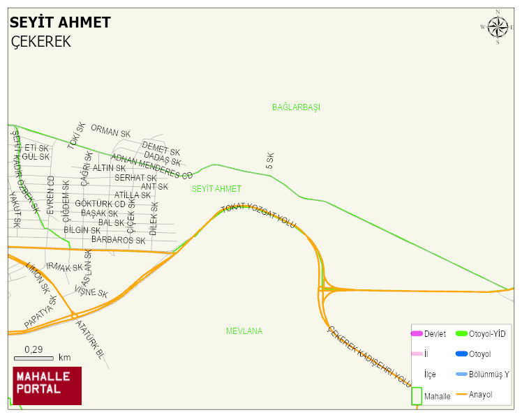 SEYİT AHMET Mahallesi Haritası | Uydu Görüntüsü ve Harita Detayları