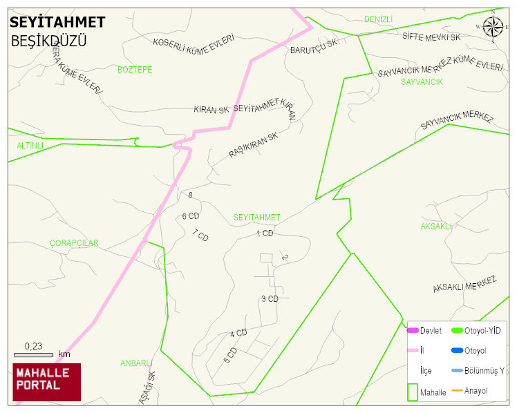 SEYİTAHMET Mahallesi Haritası | Güncel Mahalle ve Köy Haritası