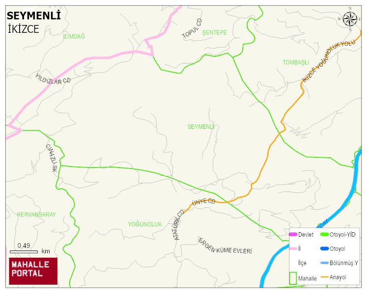 SEYMENLİ Mahallesi Haritası | İnteraktif Köy ve Mahalle Sınırları