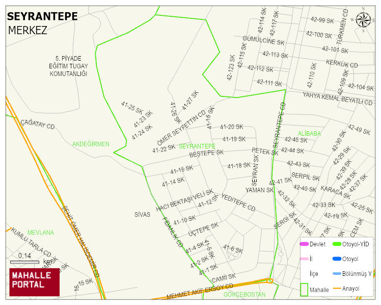 SEYRANTEPE Mahallesi Haritası | Güncel Mahalle ve Köy Haritası