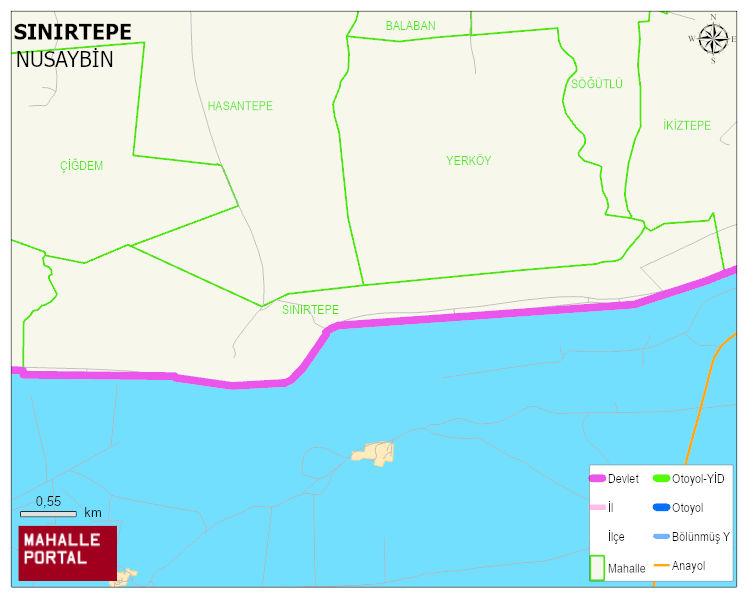 SINIRTEPE Mahallesi Haritası | Uydu Görüntüsü ve Harita Detayları